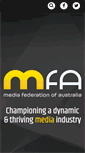 Mobile Screenshot of mediafederation.org.au